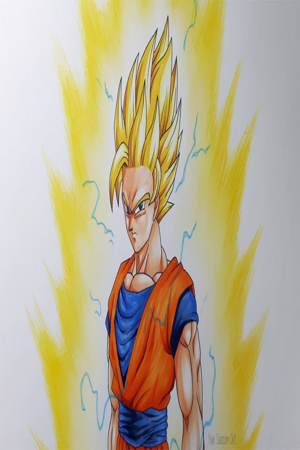 Drawing Goku Super Saiyan