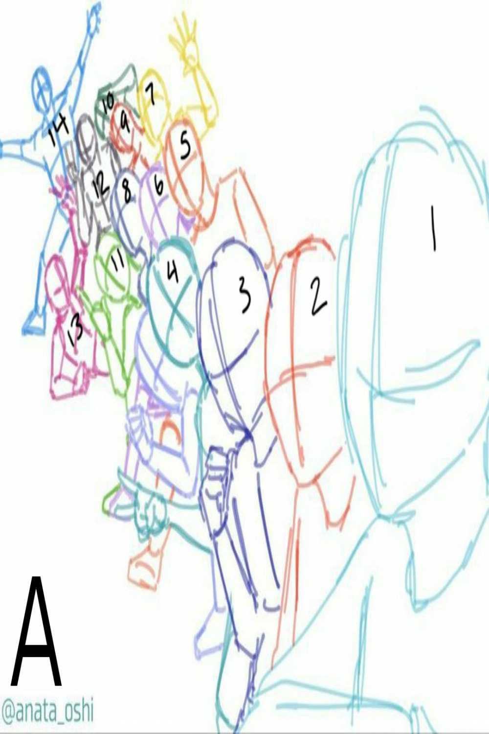 Drawing people ocs into the comments at random into this: : r