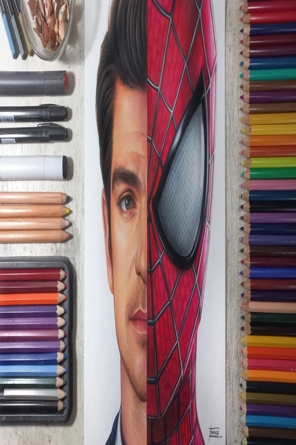 Drawing Spider-Man: No Way Home (Andrew Garfield)  Fame Art