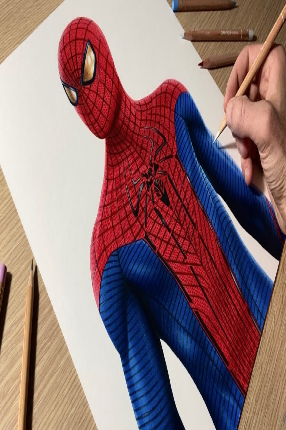 Drawing The Amazing Spider-Man • Time Lapse