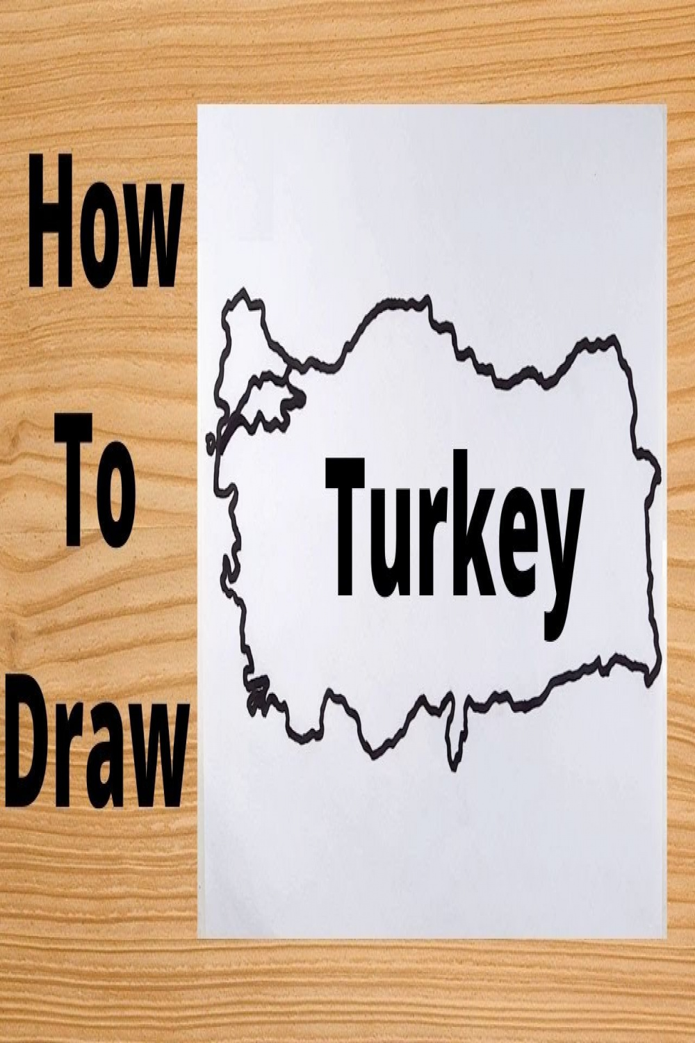 Drawing Turkey Map - Easy Way