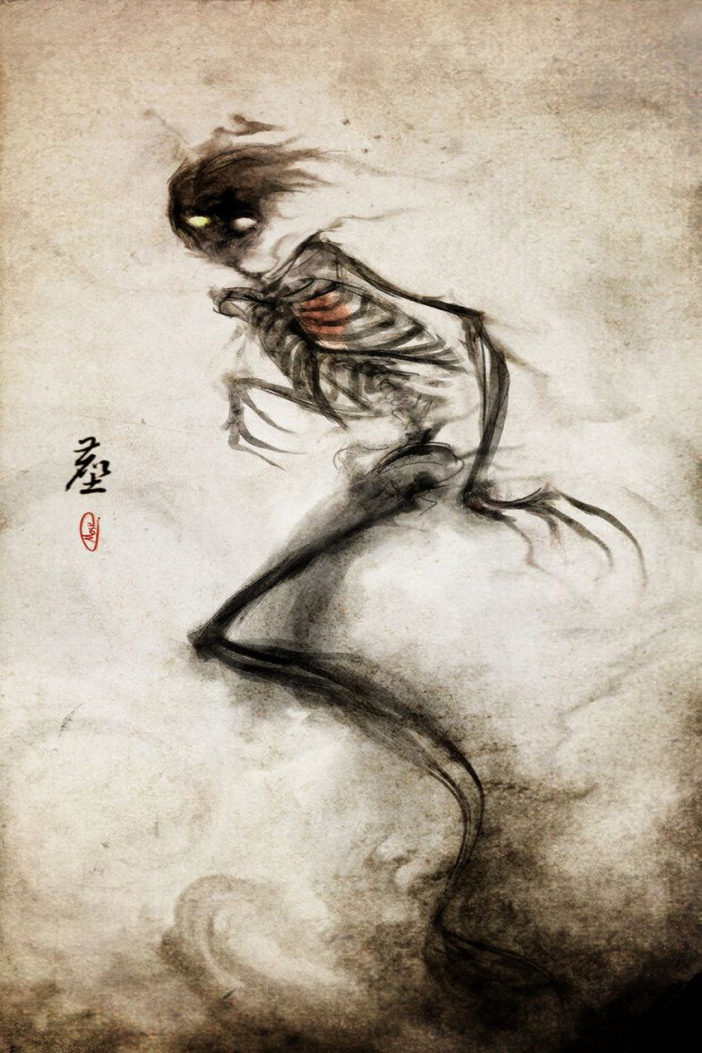 Dust by maskman on DeviantArt  Scary drawings, Creepy drawings