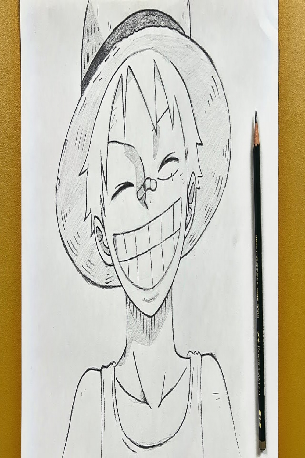 Easy anime drawing  How to draw Monkey D