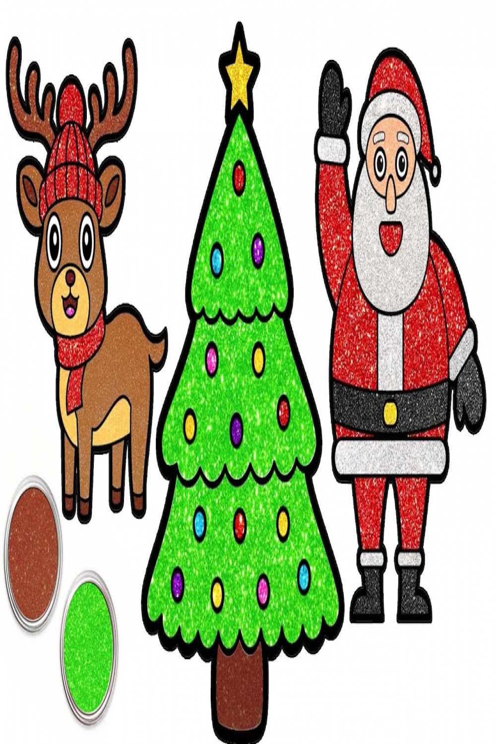 Easy Christmas Drawing  How to Draw Santa Claus  Drawing & Coloring for  Kids  Chiki Art