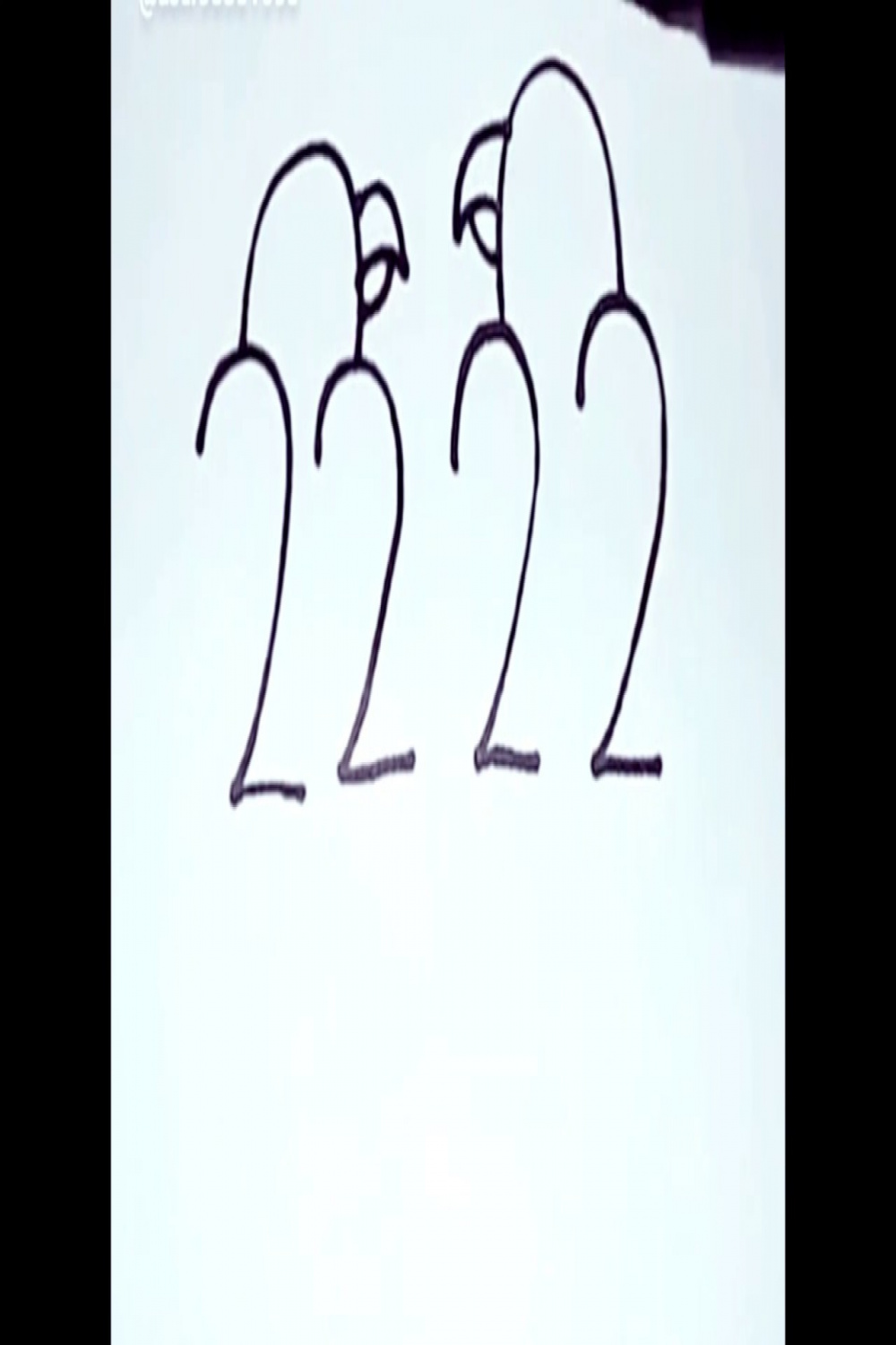 Easy drawing love birds by
