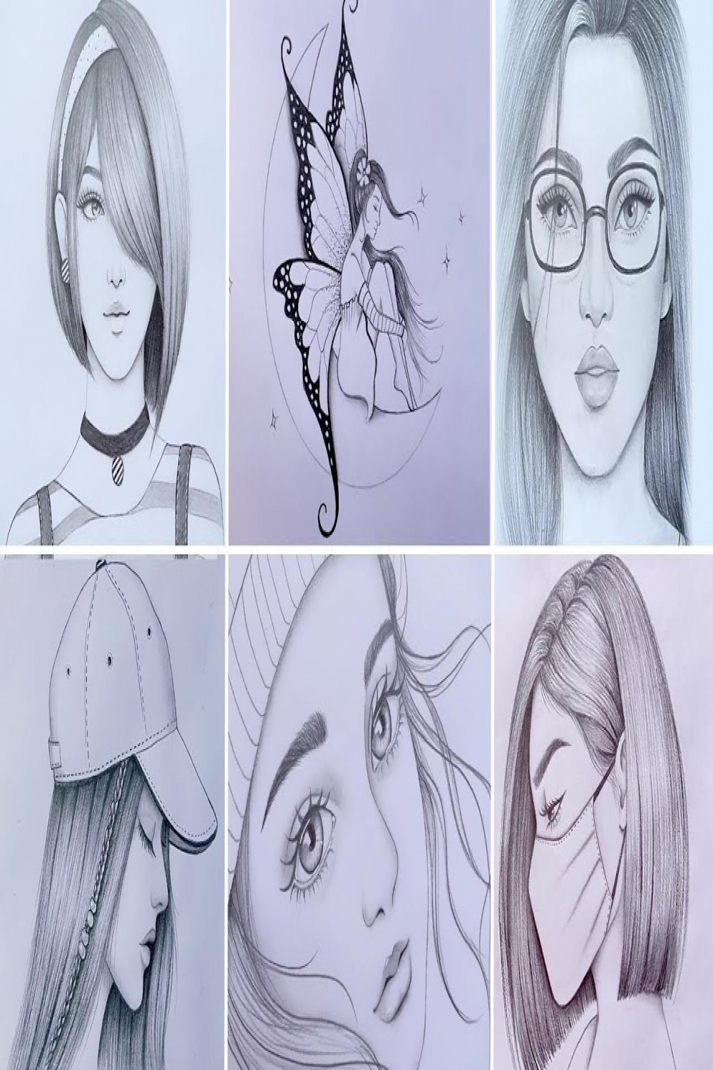 easy girl drawing ideas ( part -  )  Pencil sketch Tutorials  Art  Videos
