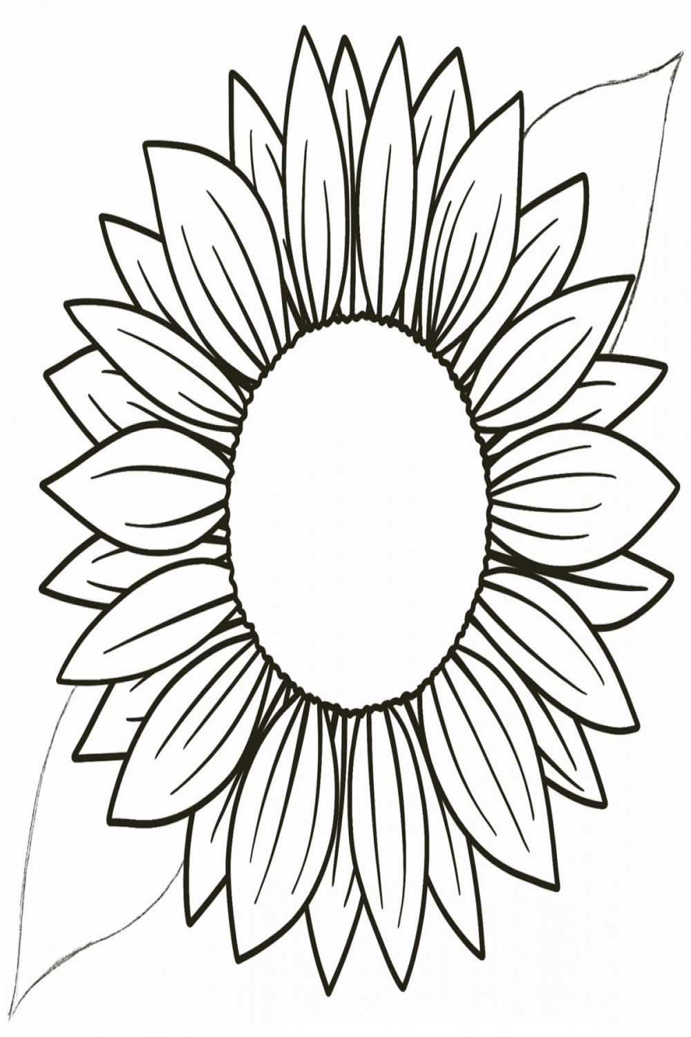 EASY How to Draw a Sunflower - Easy Tutorial for Kids