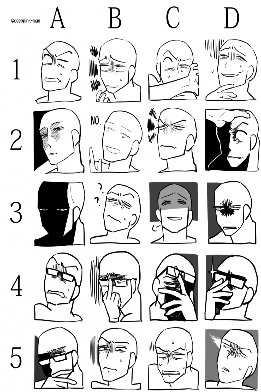 Expression Memes and Inspiration  Drawing face expressions