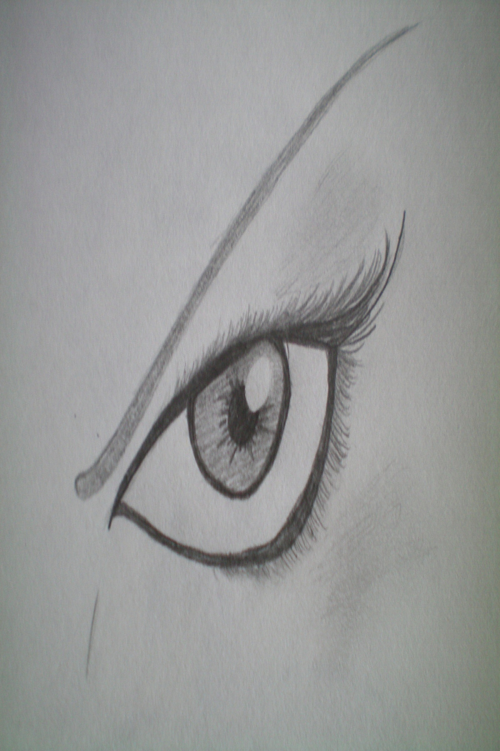 Eye Drawing · An Eye Drawing · Drawing on Cut Out + Keep