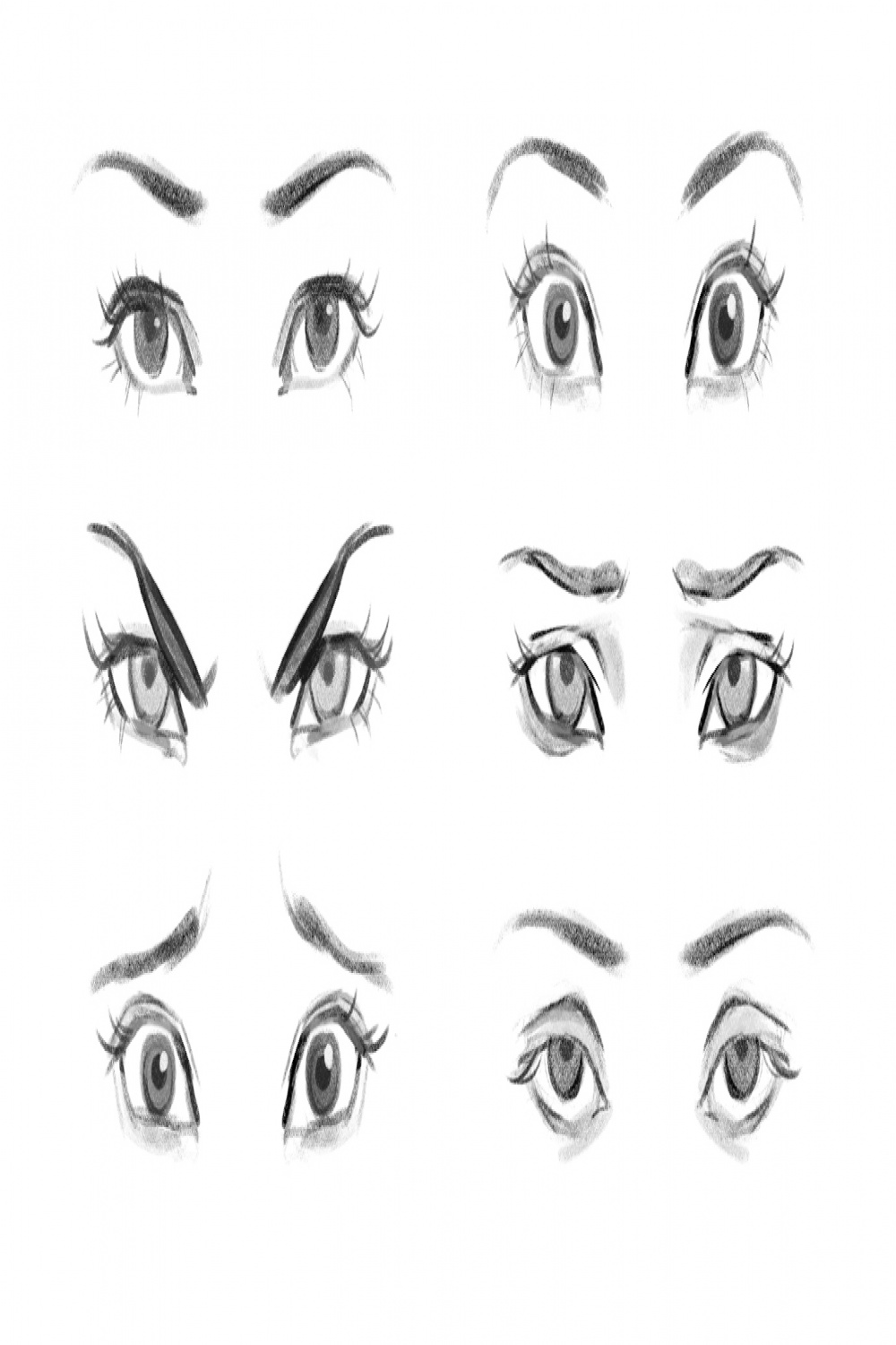 Eye Expressions Reference by GabrielleBrickey on DeviantArt
