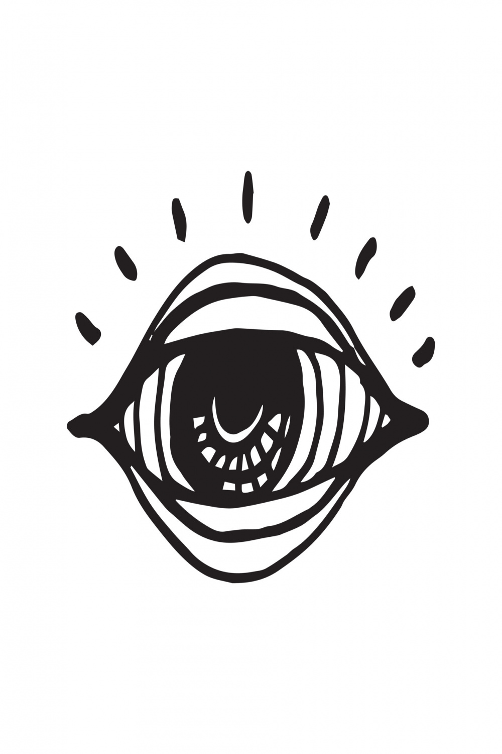 eye vector illustration