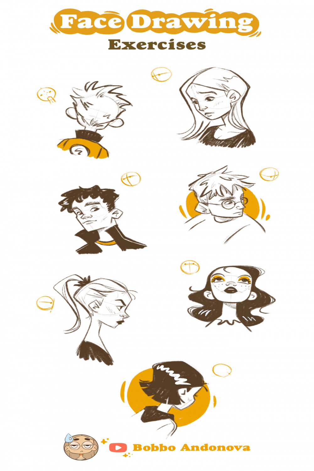 Face Drawing Exercises on Behance