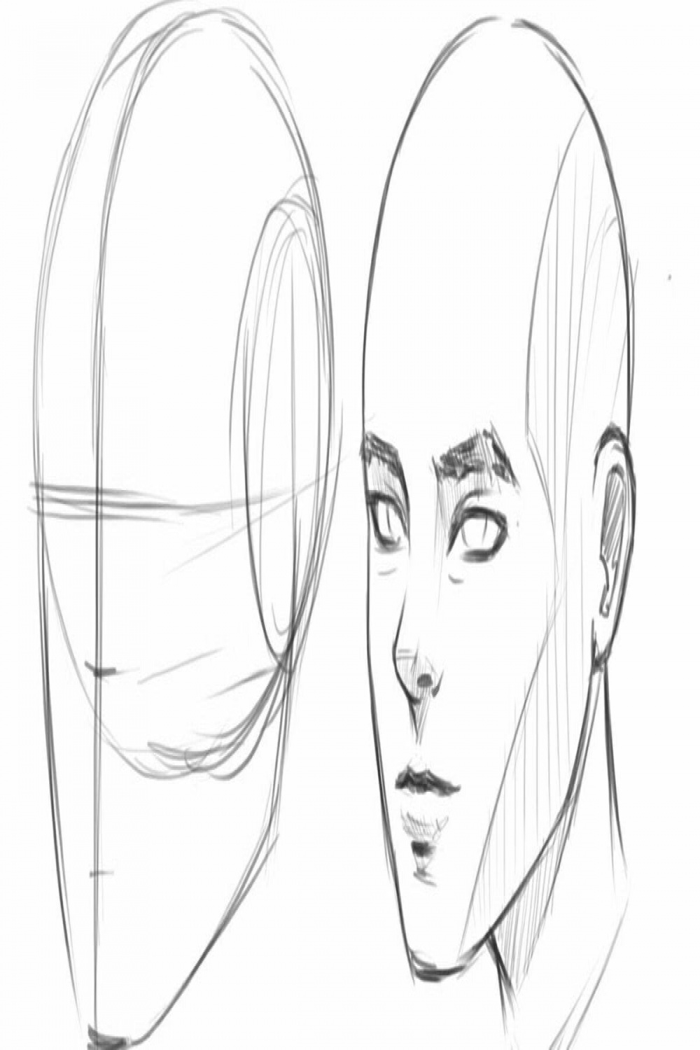 / face  Drawing tutorial face, Drawing the human head, Human