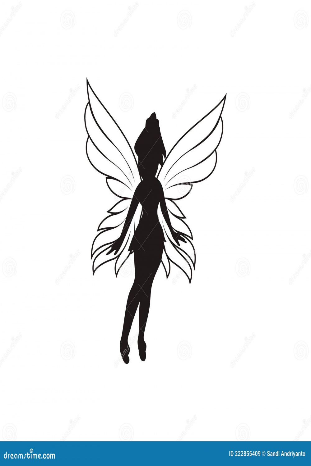 Fairy icon logo vector art stock vector