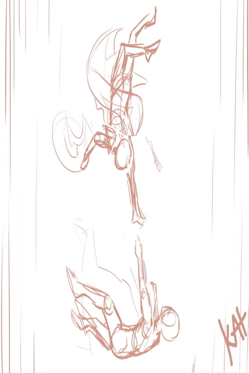 Falling Base sketch by Sketchylicious on DeviantArt