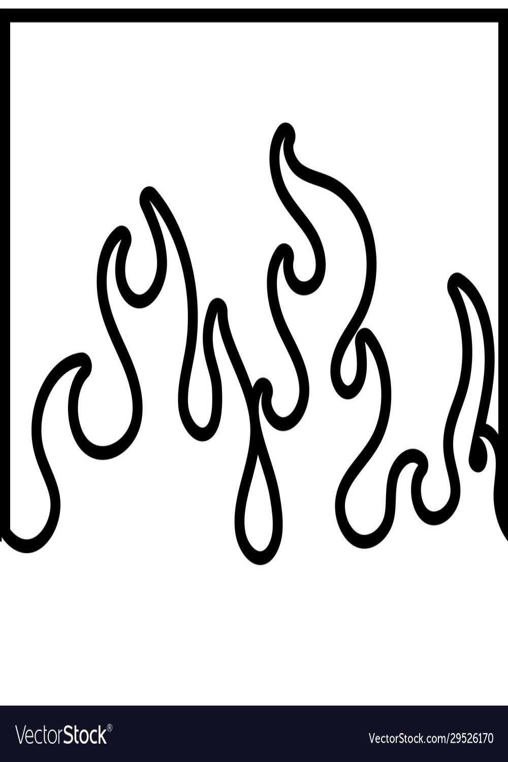 Fire flame background design Royalty Free Vector Image