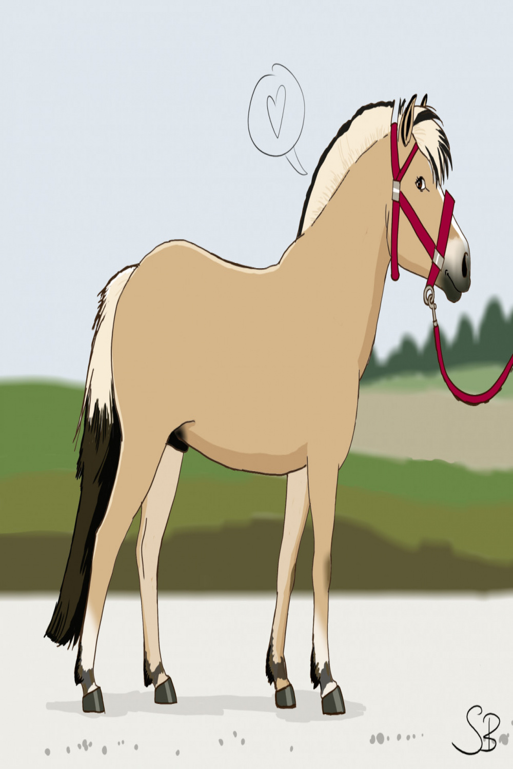 Fjord horse by sea-biscuit -- Fur Affinity [dot] net