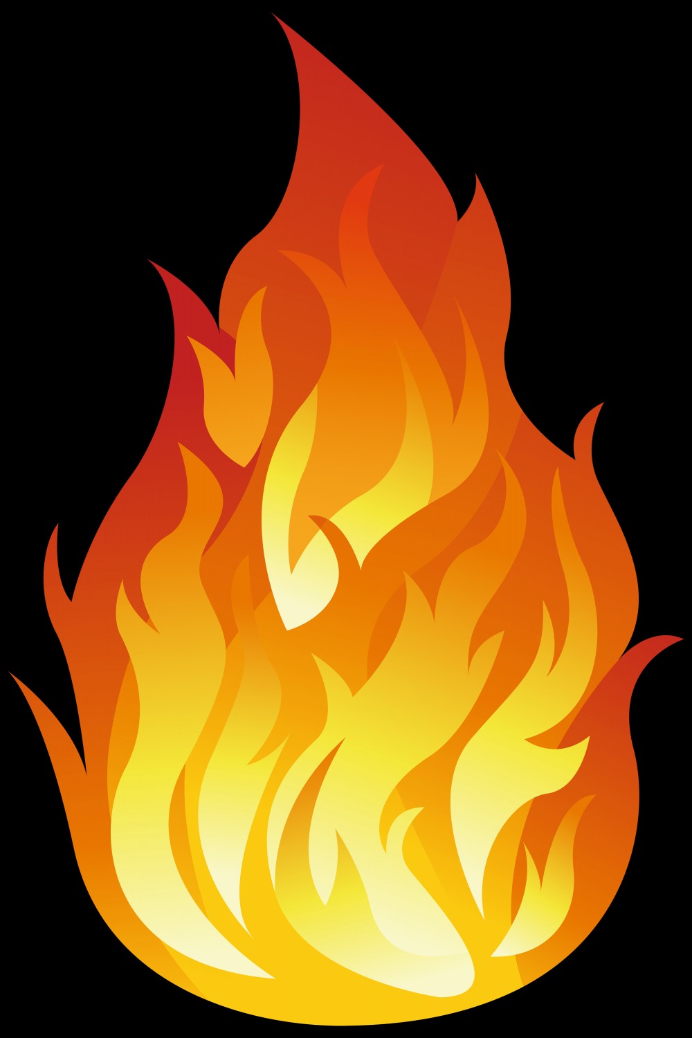 Flame Transparent PNG Clip Art Image  Fire drawing, Clip art