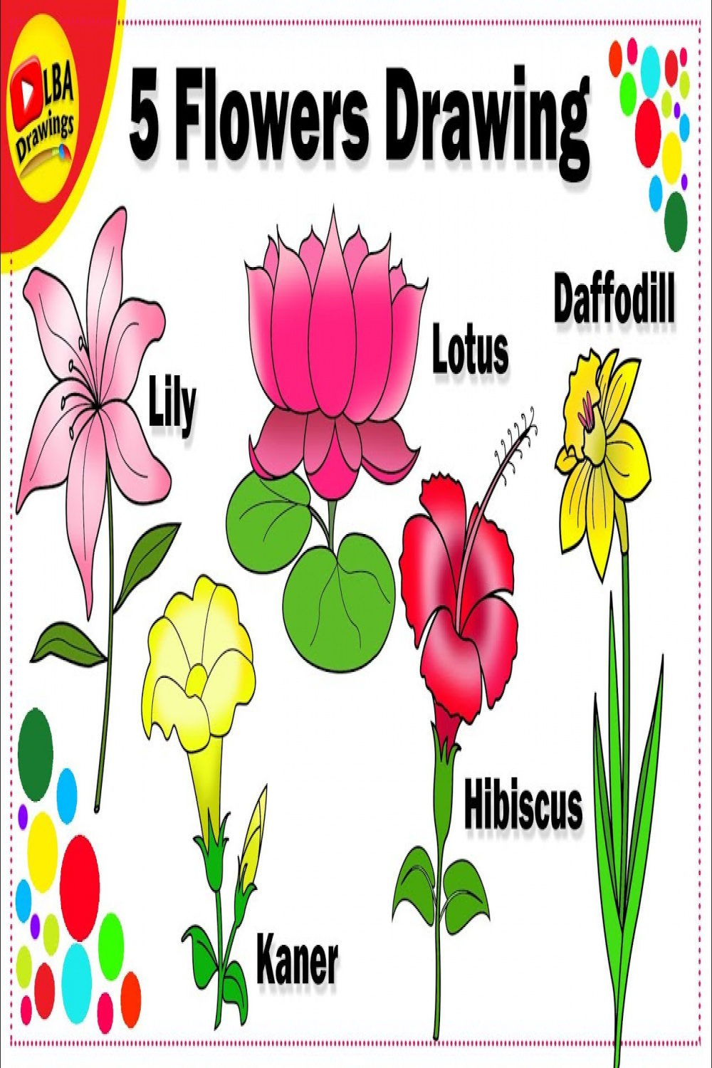 Flowers Drawing -   Flowers Drawing Series