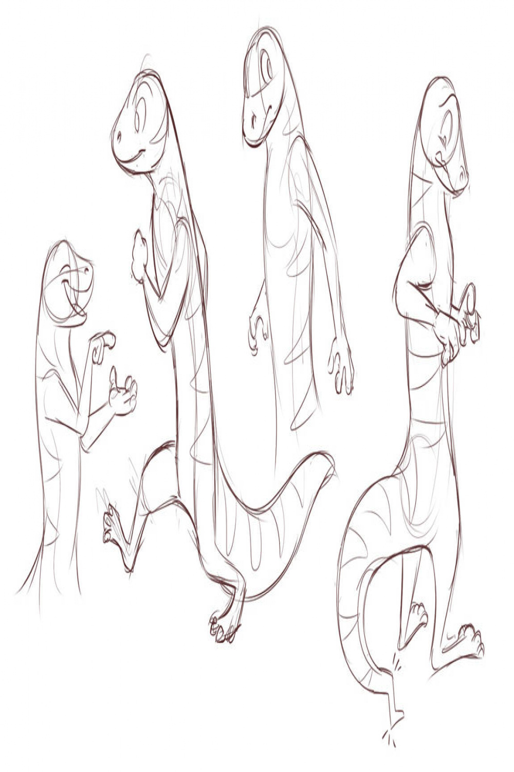 Gecko Sketches by Temiree on DeviantArt