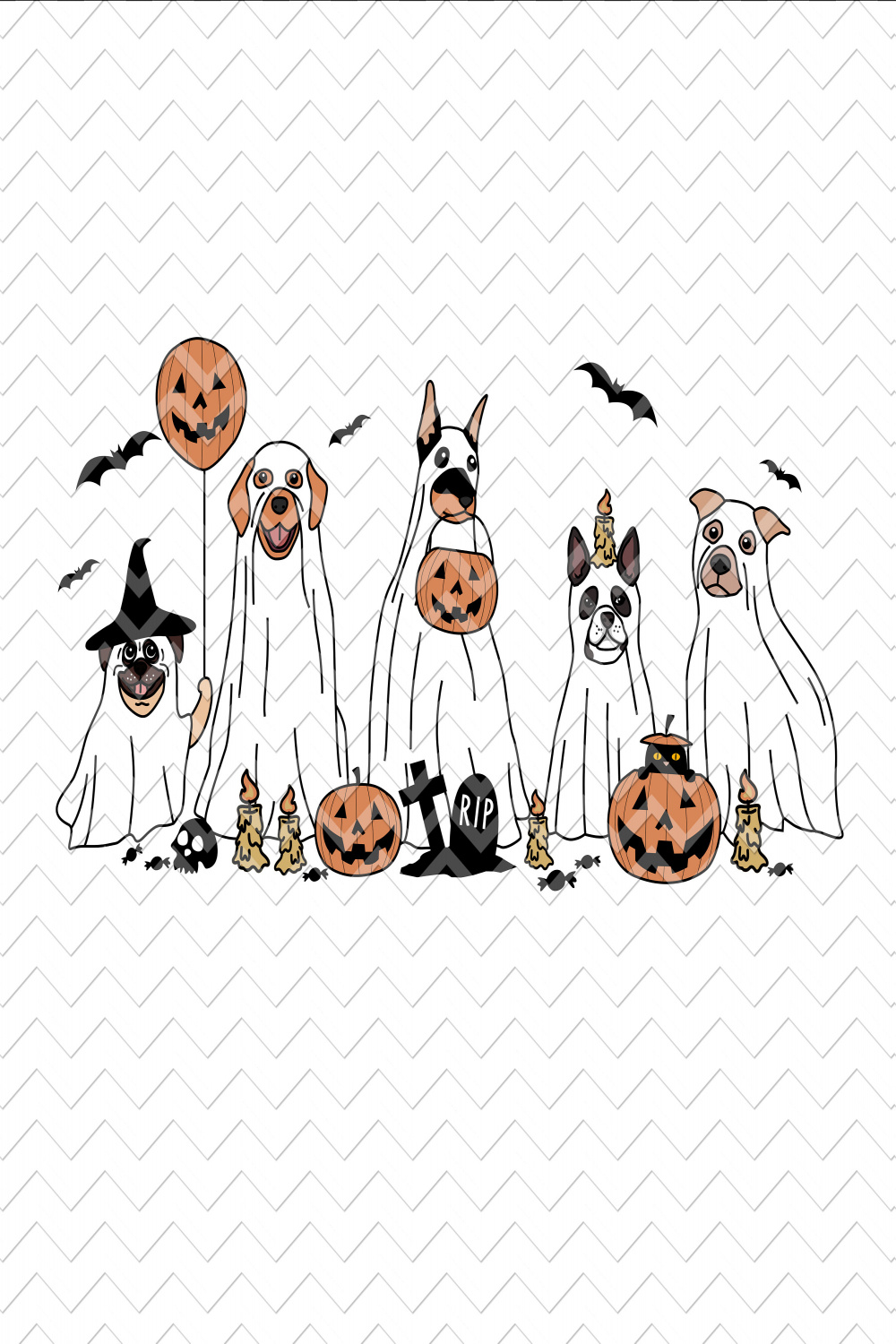Ghost dog drawing - Etsy