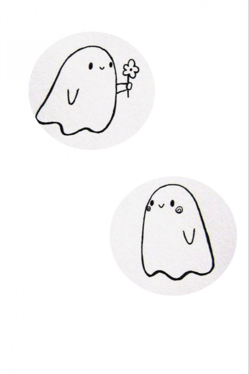 Ghost matching pfp  Easy doodles drawings, Mini drawings, Doodle