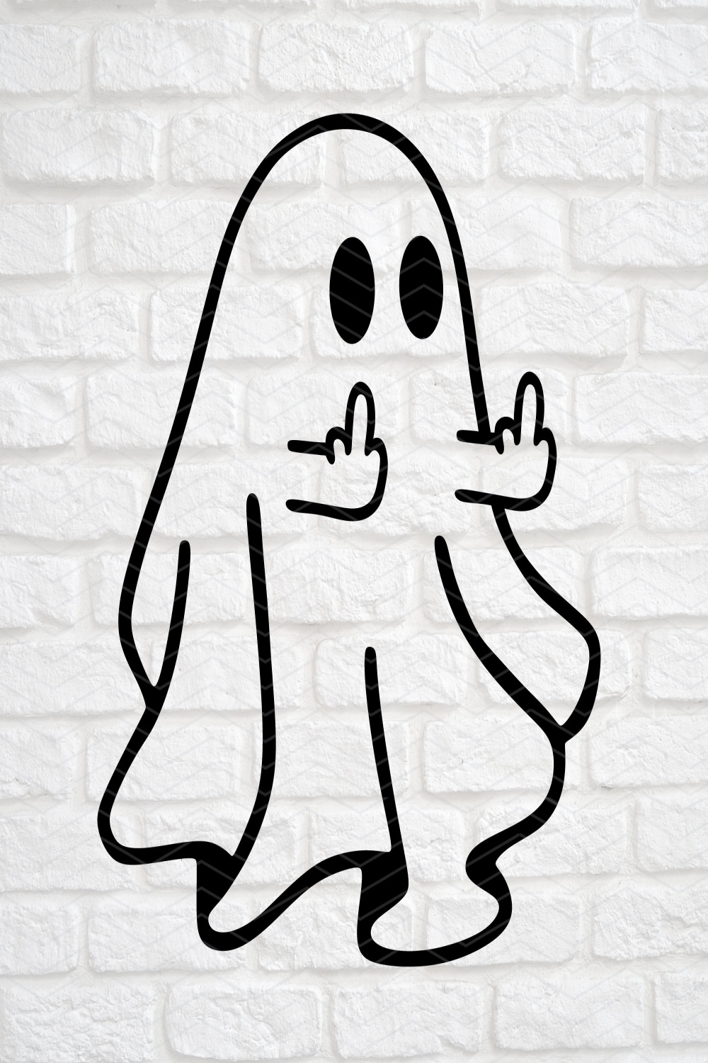 Ghost Middle Finger Svg Png, Halloween Svg Png, Svg File for