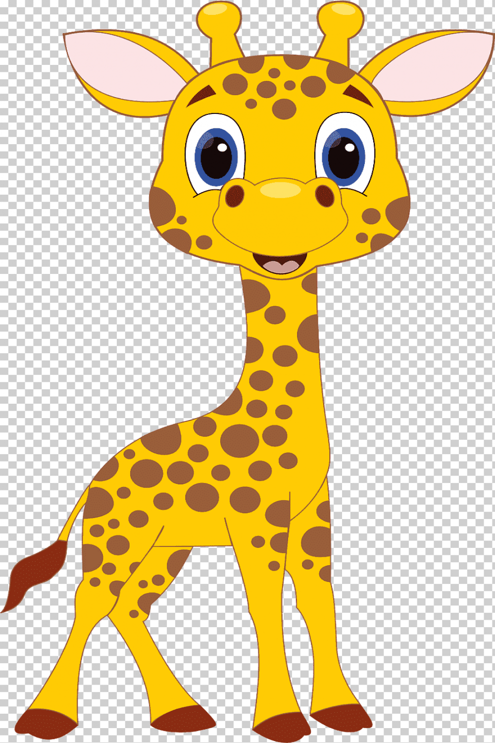 Giraffe Drawing Cartoon, giraffe, mammal, animals, vertebrate png