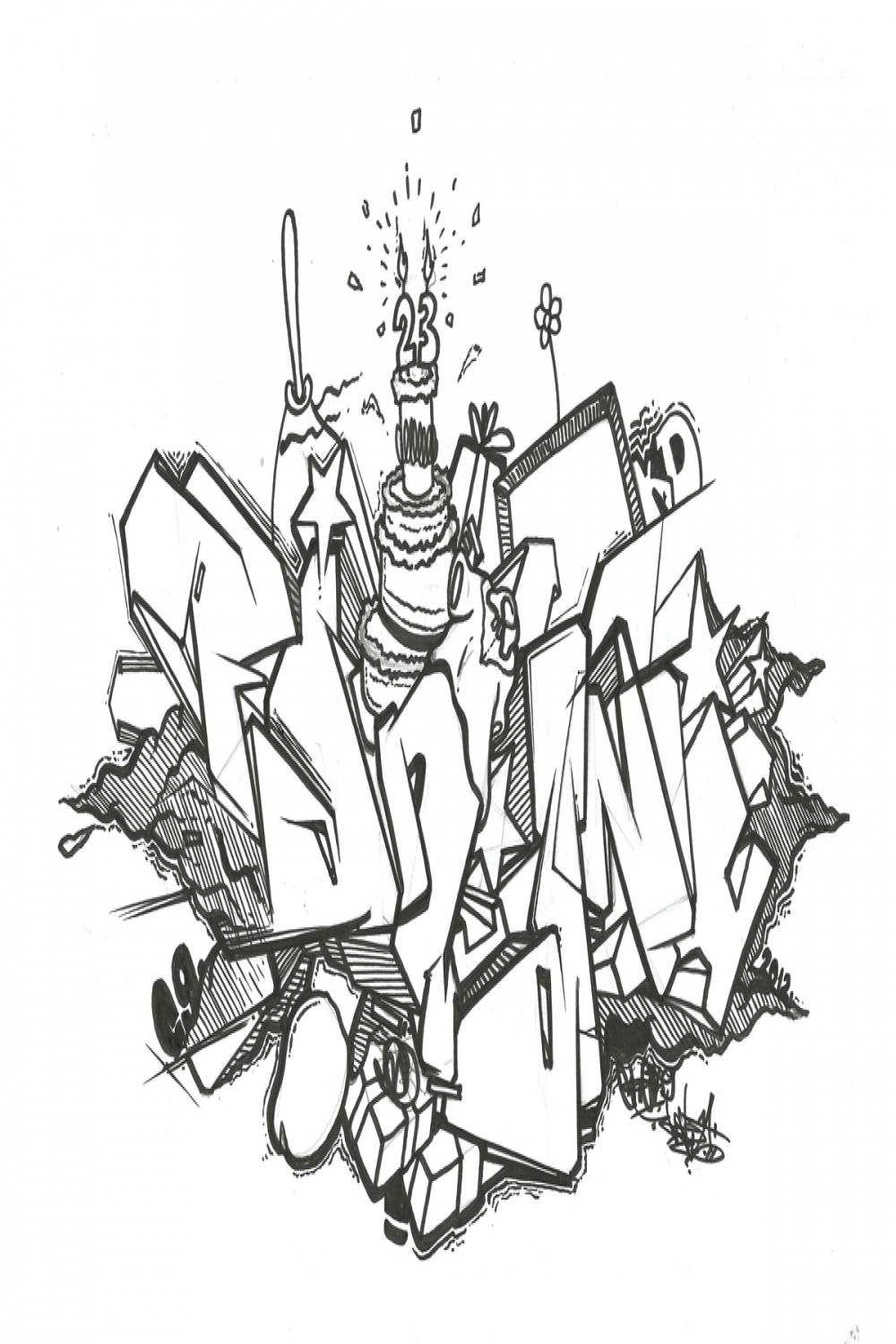 Graffiti Sketch on Behance