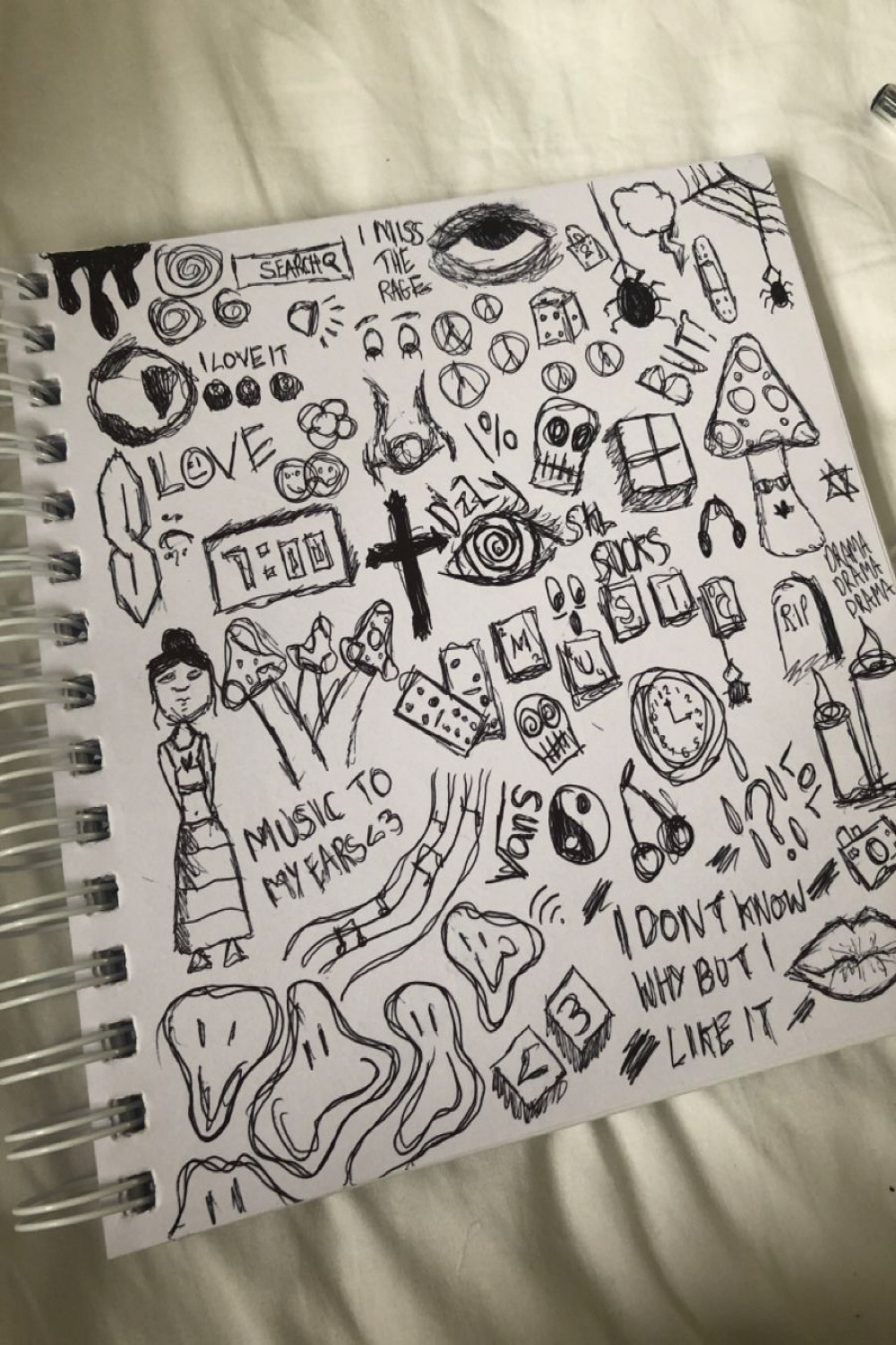 grunge doodling page  Hand doodles, Doodle art designs, Book drawing