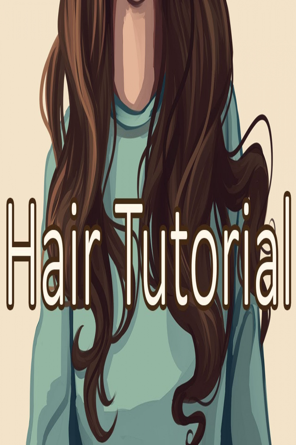 Hair Tutorial  Digital Drawing