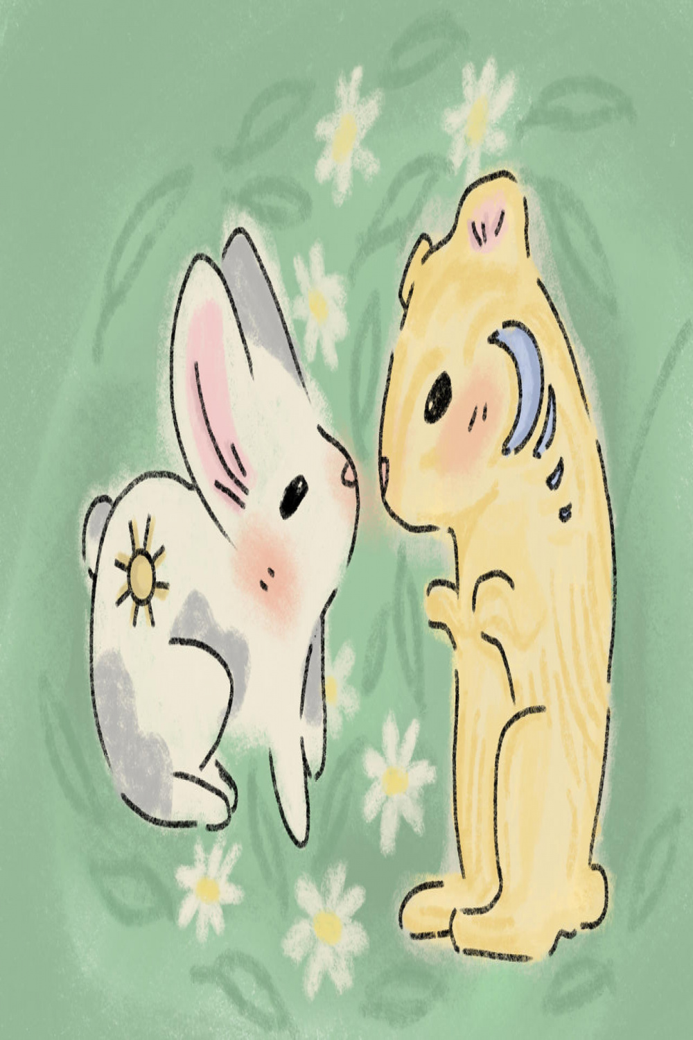 Hamster and bunny:) by Vallgfrihed on DeviantArt