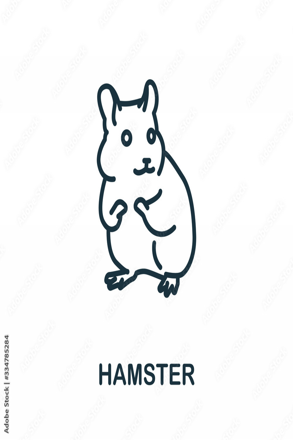 Hamster icon from wild animals collection