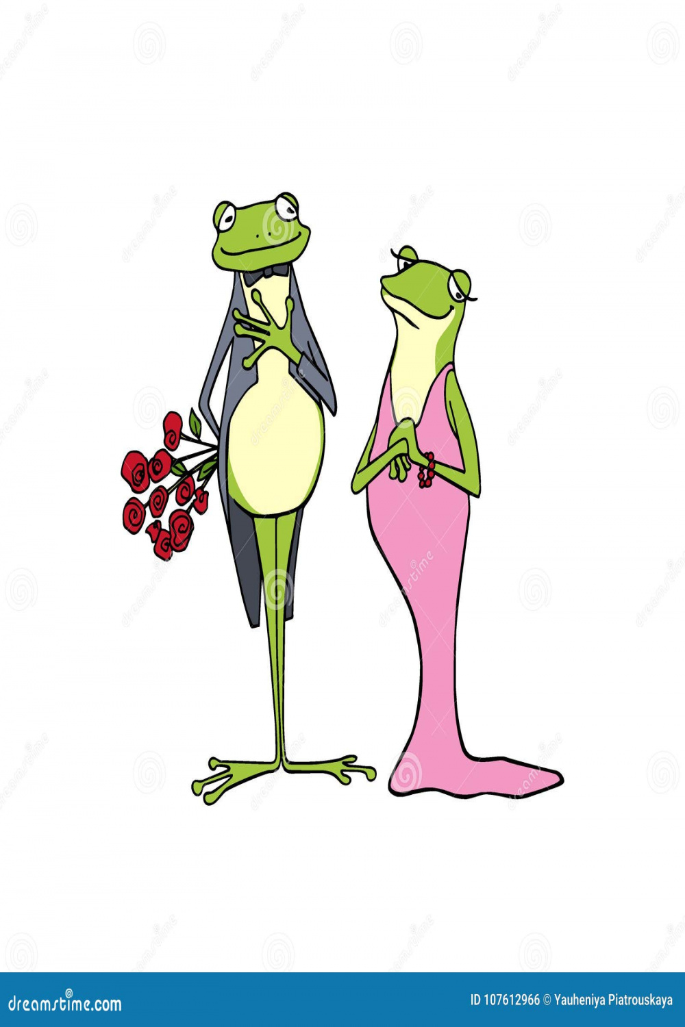 Hand drawn frogs stock vector