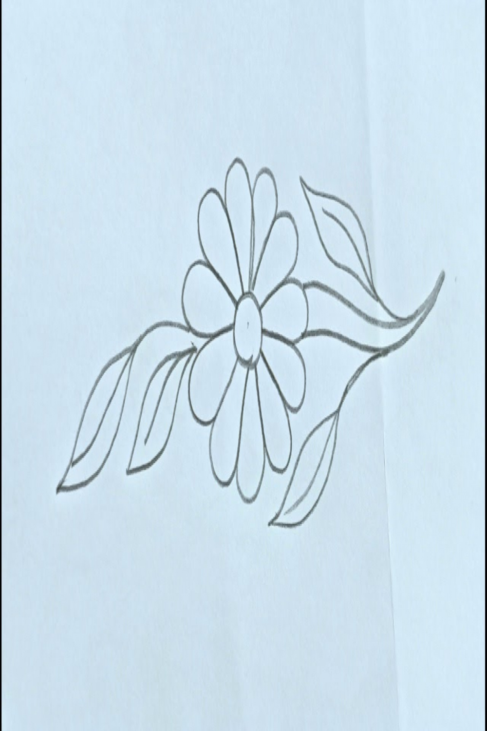 Hand Embroidery Pattern: Simple flower embroidery design drawing Tutorial  for beginners,How to draw