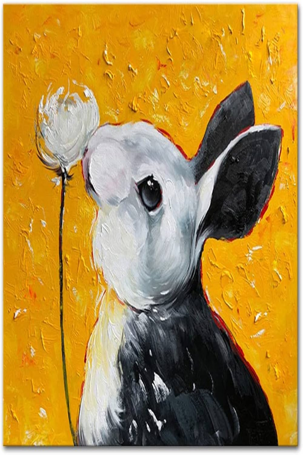 Hand Painted Oil Painting on Canvas Large Modern Animal Nature