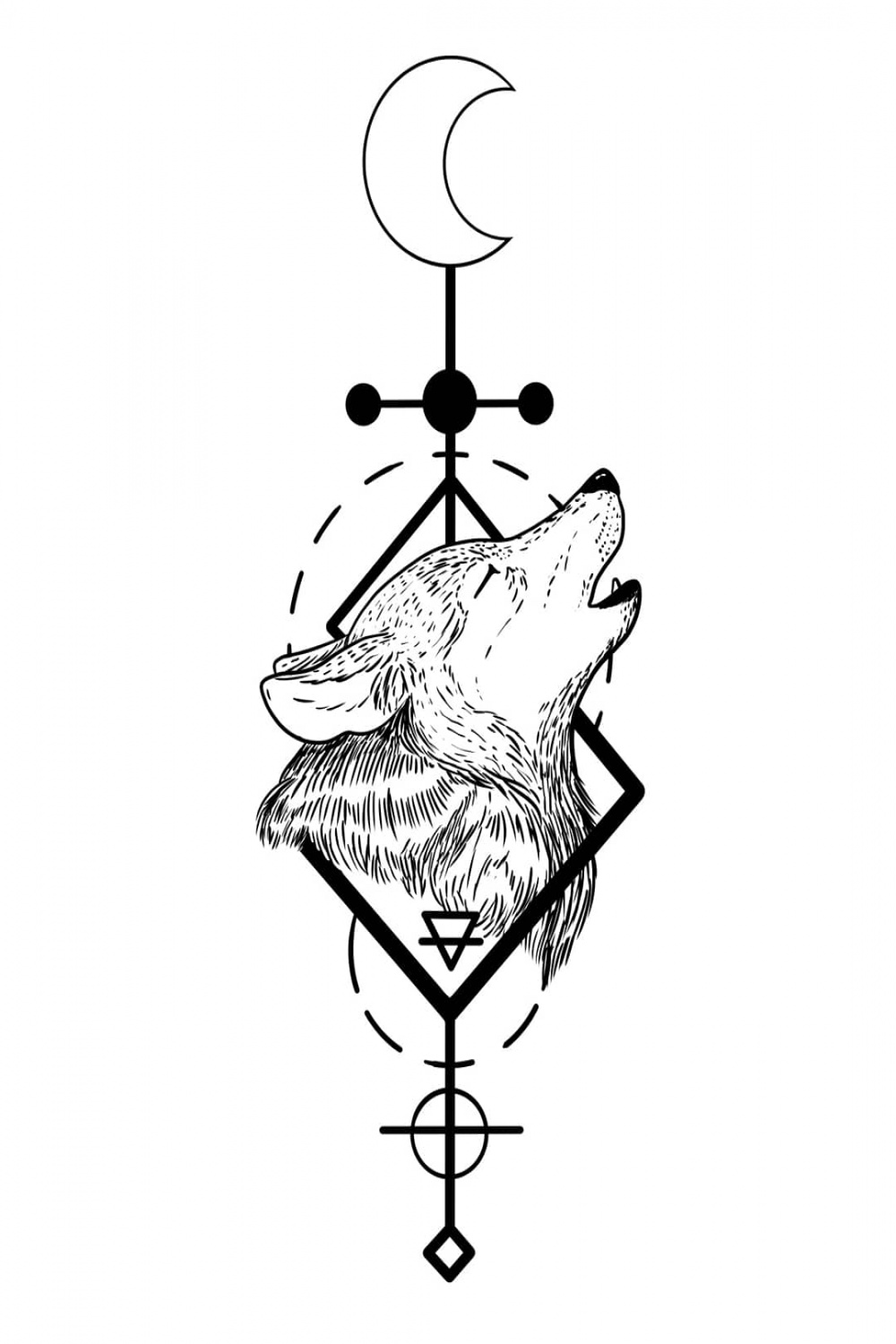 Handzeichnung individueller Tattoo-Designs