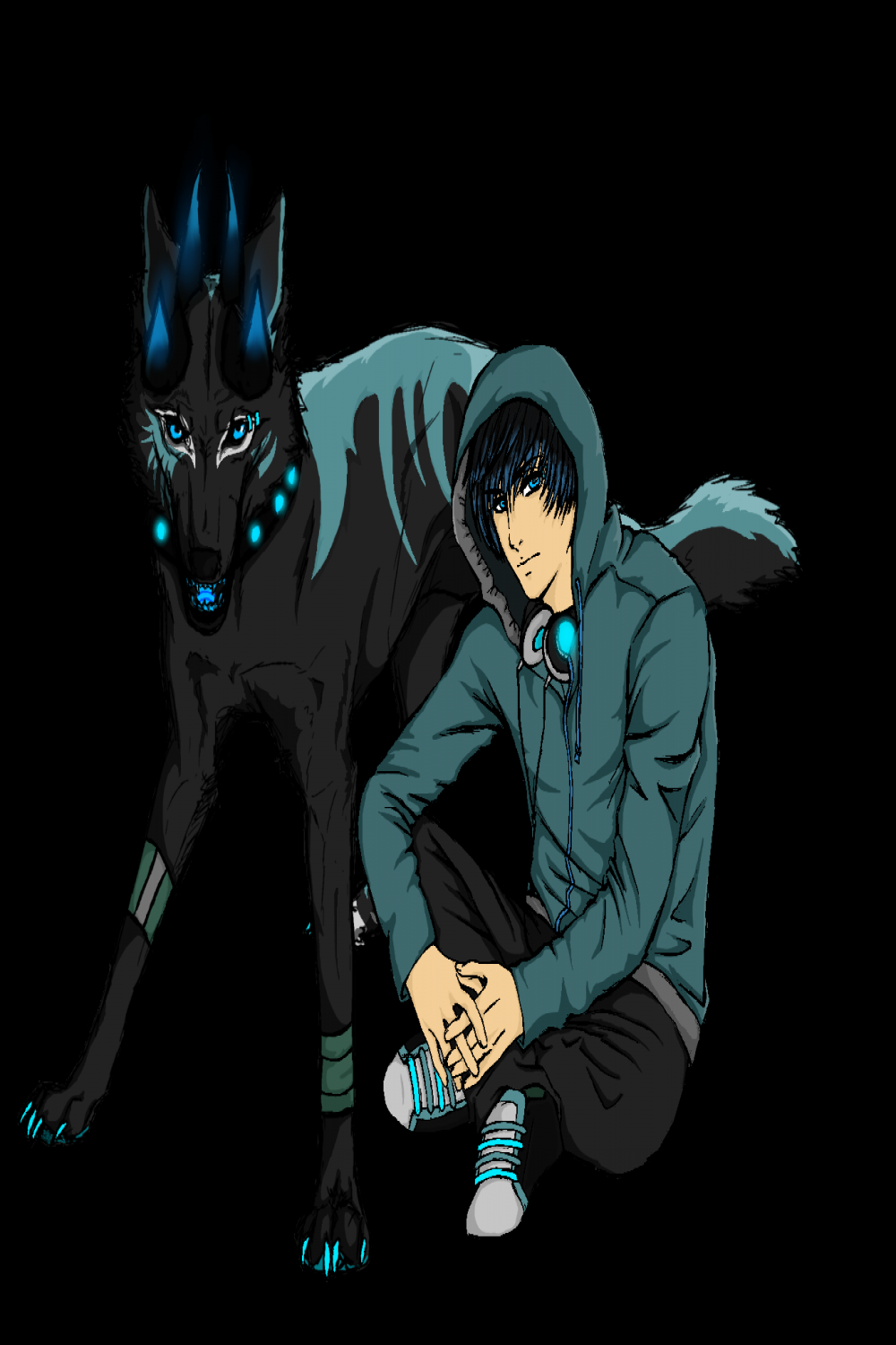 Hanzo ~ Kreptis Wolf and Human Version by Blue-Rakuen on DeviantArt