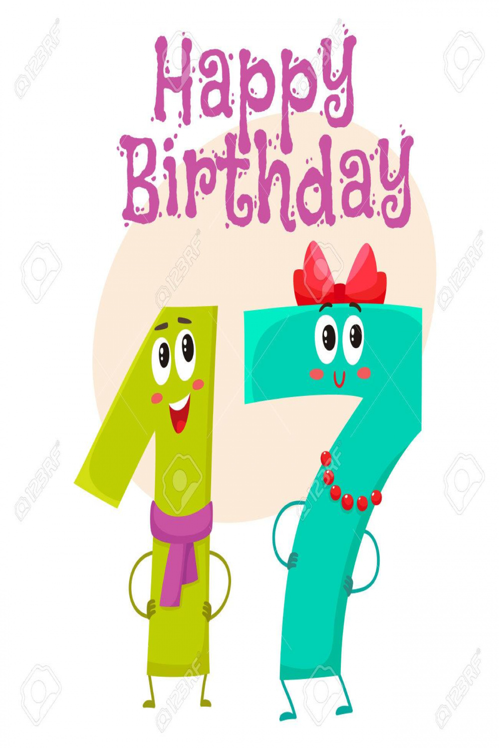 Happy Birthday Vector Greeting Card, Poster, Banner Design With