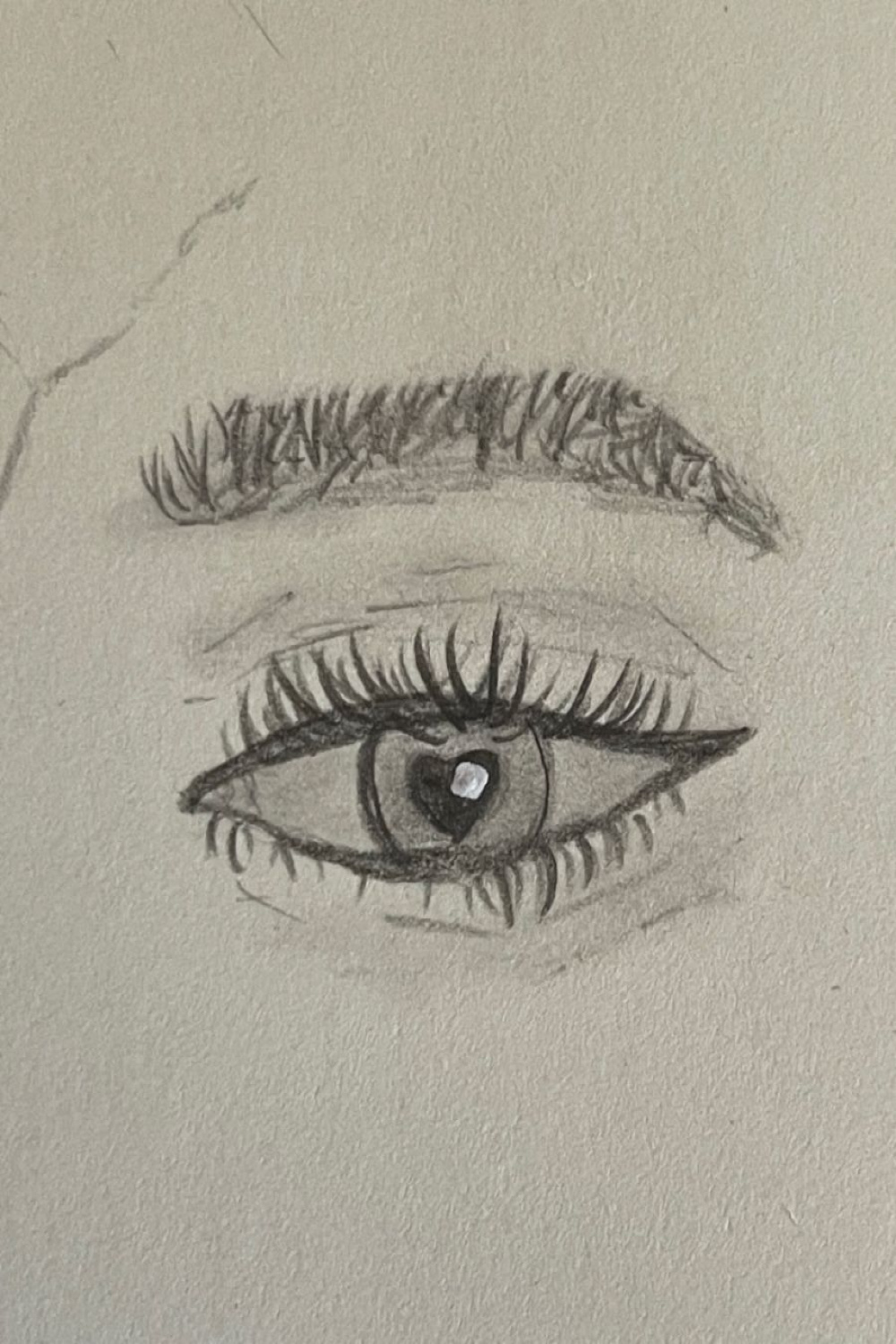 heart shaped pupil 🖤