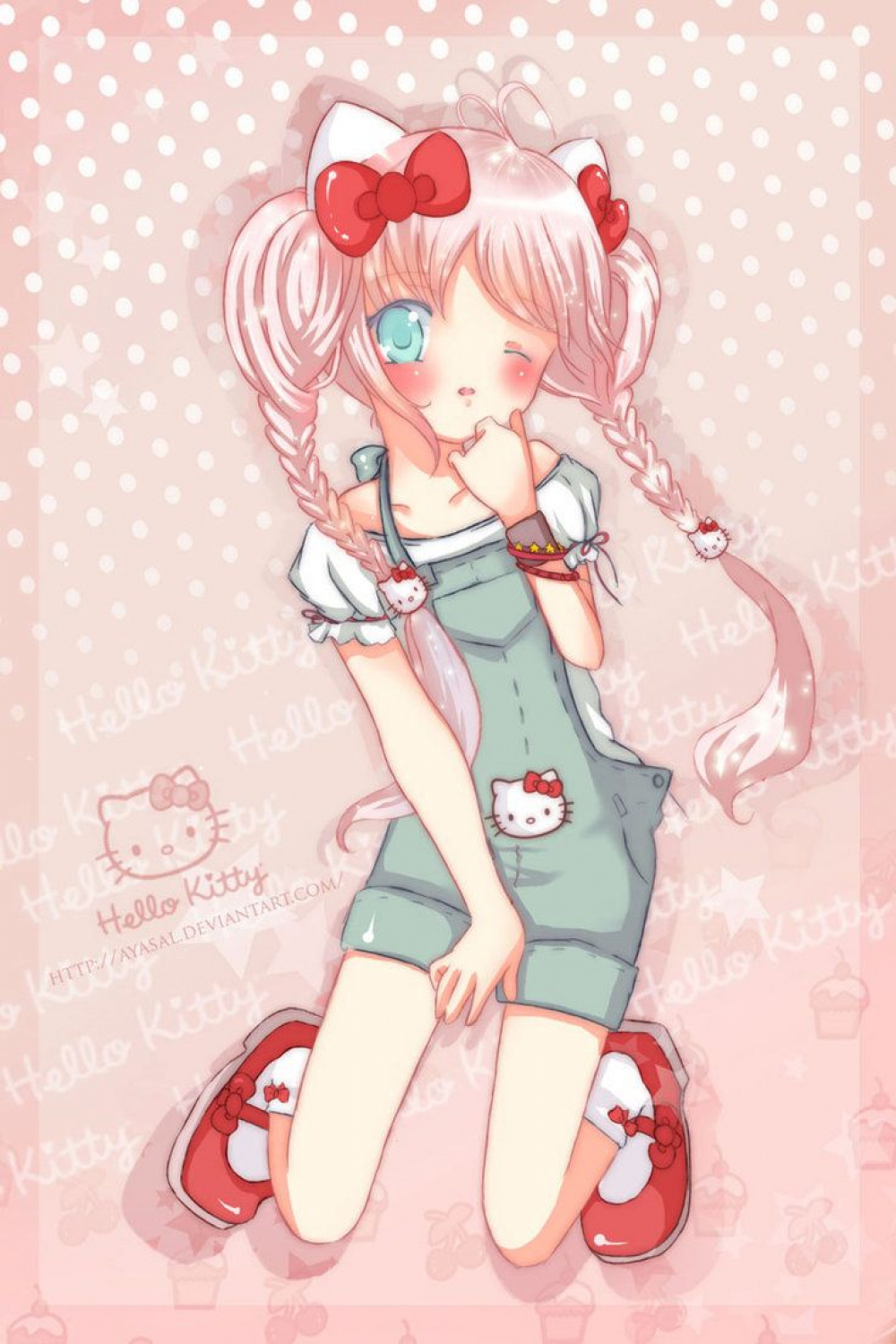 Hello Kitty by Ayasal on deviantART  Gambar anime, Gambar, Stiker
