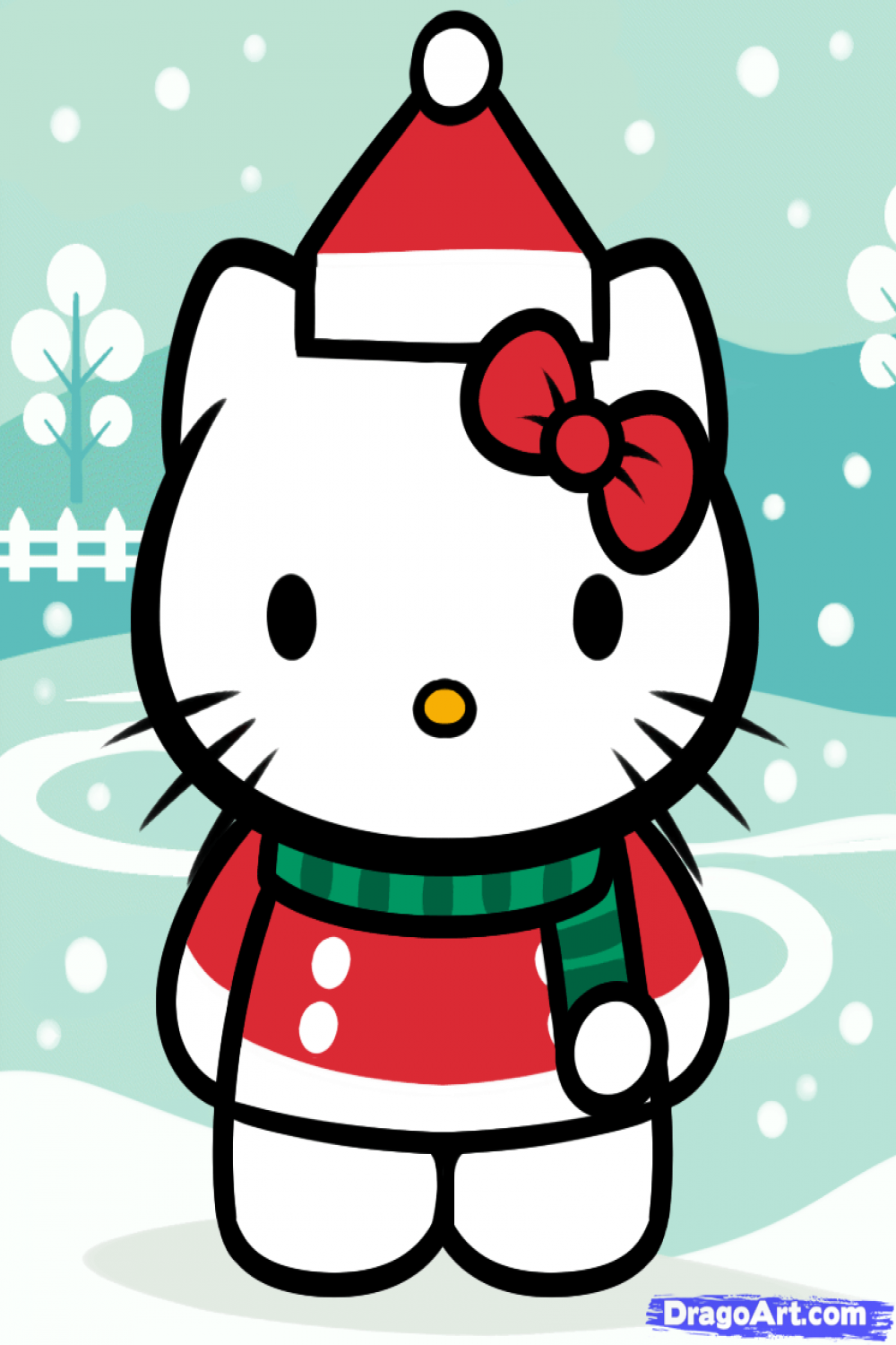 Hello kitty cartoon, Sanrio hello kitty, Hello kitty christmas