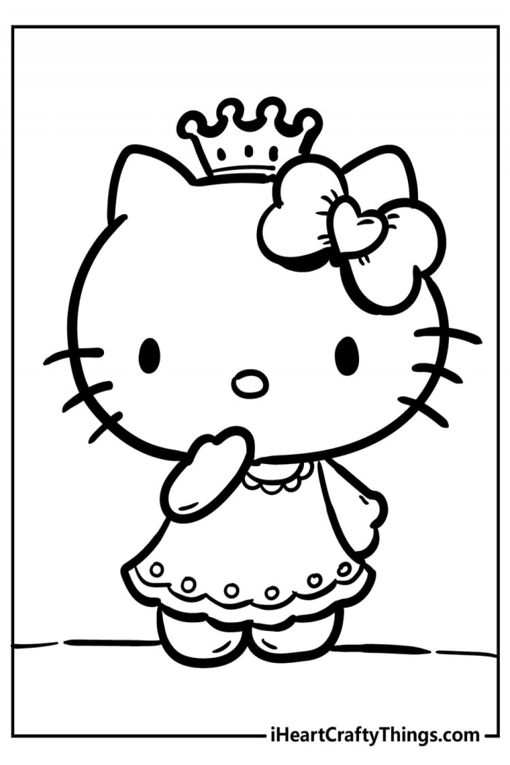 Hello Kitty Coloring Pages (% Free Printables)