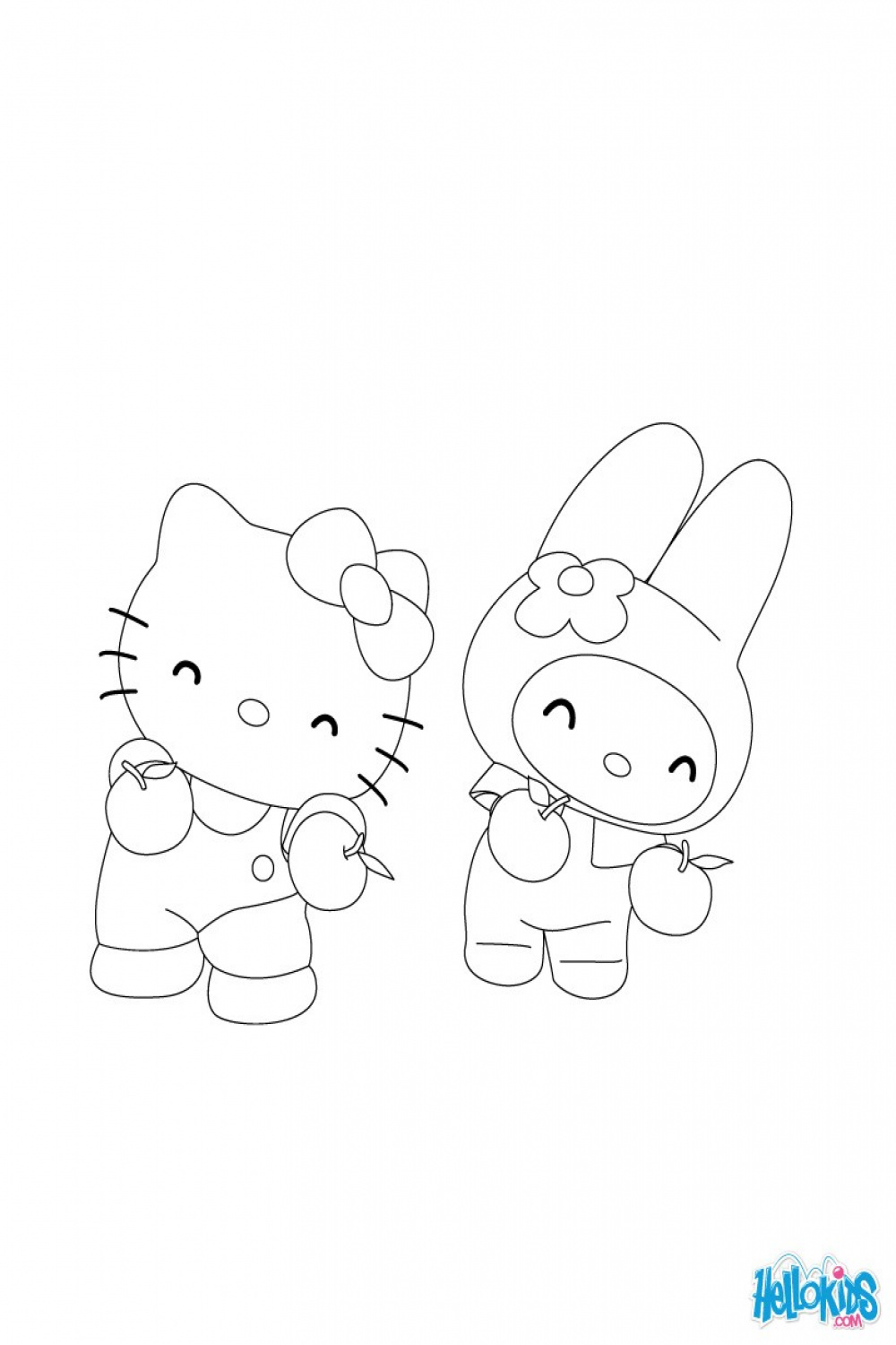 Hello kitty dancer coloring pages - Hellokids