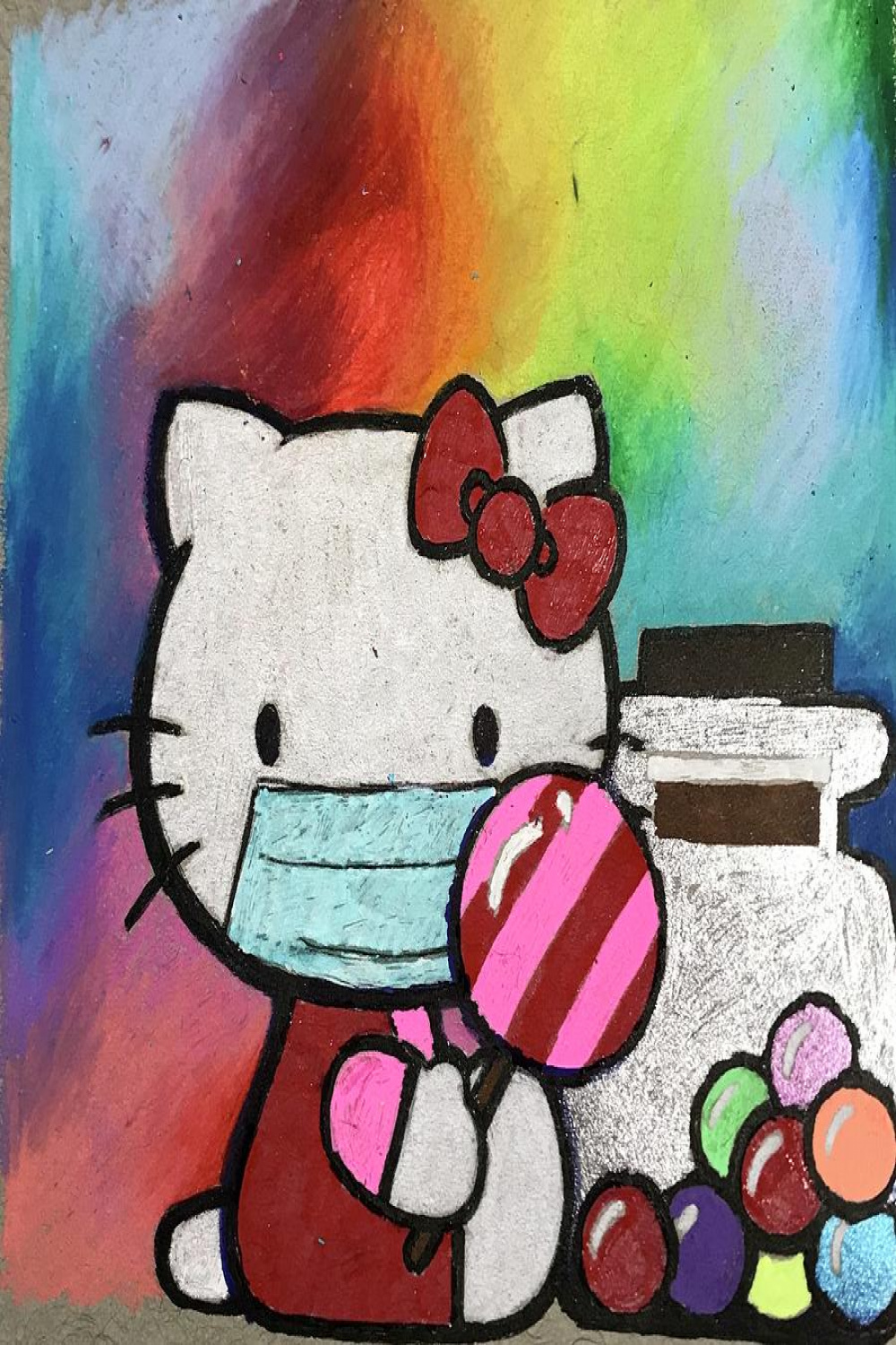 Hello Kitty Drawing by India Moore - Pixels