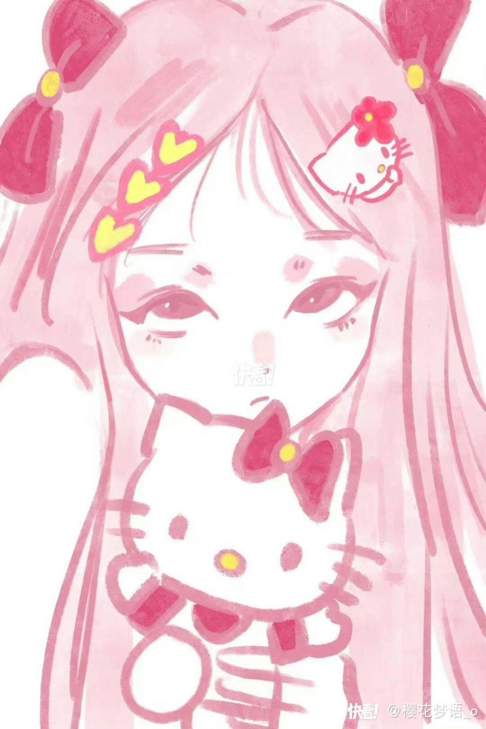 Hello Kitty in   Kitty drawing, Hello kitty drawing, Hello