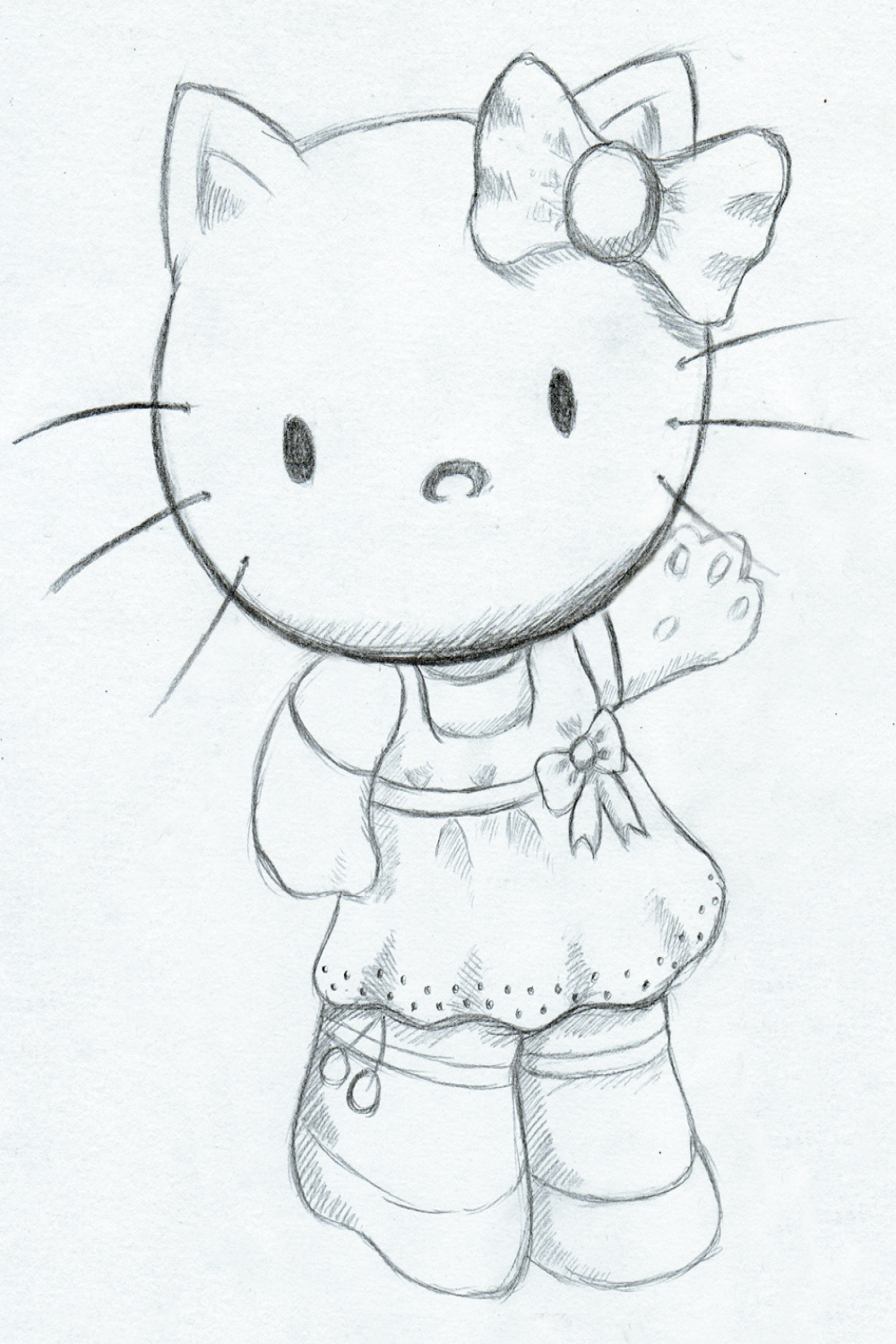 Hello Kitty sketch by ninjason on DeviantArt