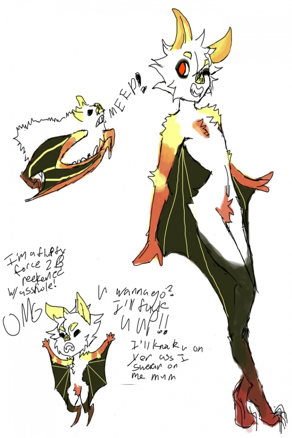 Honduran bat oc by SinnBunn -- Fur Affinity [dot] net