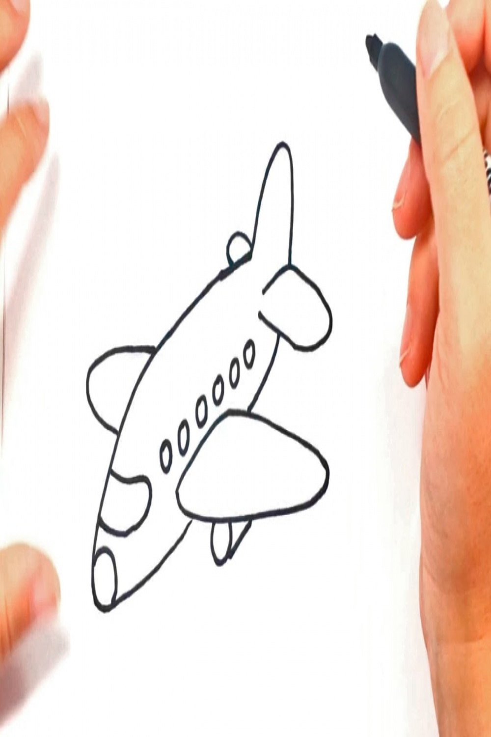 How to draw a Airplane for Kids  Airplane Easy Draw Tutorial