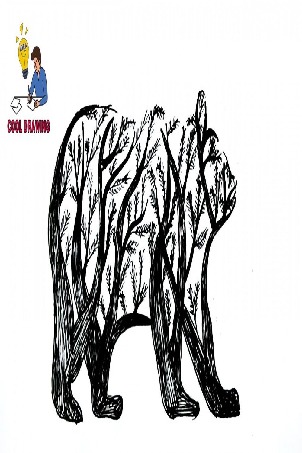 How to draw a bear  Creative drawing ideas  Bear drawing  Cool drawing  Ideas